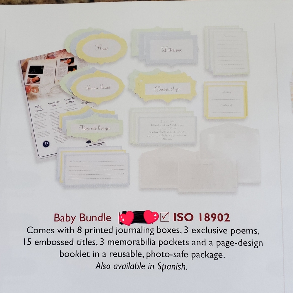 Baby Bundle Paper Scrapbooking Theme